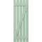 Ekena Millwork Americraft 5-Board (2 Batten) Wood Spaced Board-n-Batten Shutters w/ Z-Bar, ARW102SB519X77SGH, PR ARW102SB519X77SGH - alternate 4
